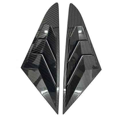 Carbon Fiber Window Louver Trim Cover for Hyundai Sonata (2015–2019)