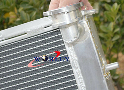 3 Row Aluminum Radiator + Fan for Holden Commodore VB VC VH VK V6 (1979-1985)