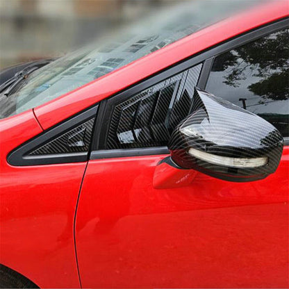 Carbon Fiber Black Front Window Scoop Louver Cover for Honda Civic (2012-2015)
