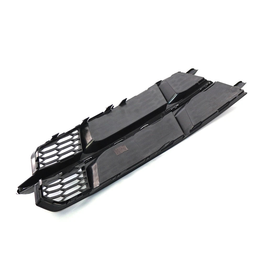 Black Chrome Front Bumper Lower Side Grille for Audi A6 (2014-2018)