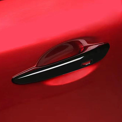4X Glossy Black Door Handle Cover Trim for Mazda 3 CX-30 CX-50 MX-30(2019–2023)