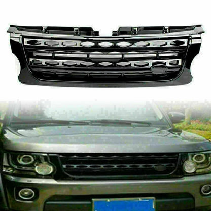Black Front Upper Bumper Mesh Grille for Land Rover LR4 (2014-2016)