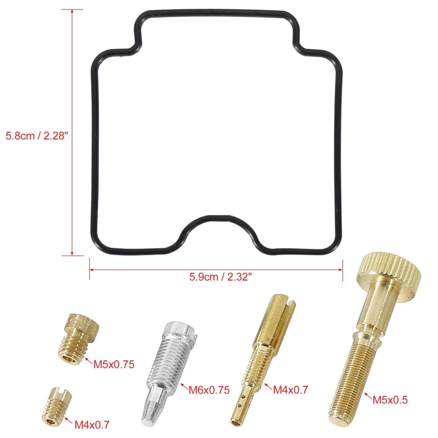 Carburetor Repair Rebuild Set 1 x for Polaris 500 (2003–2007)