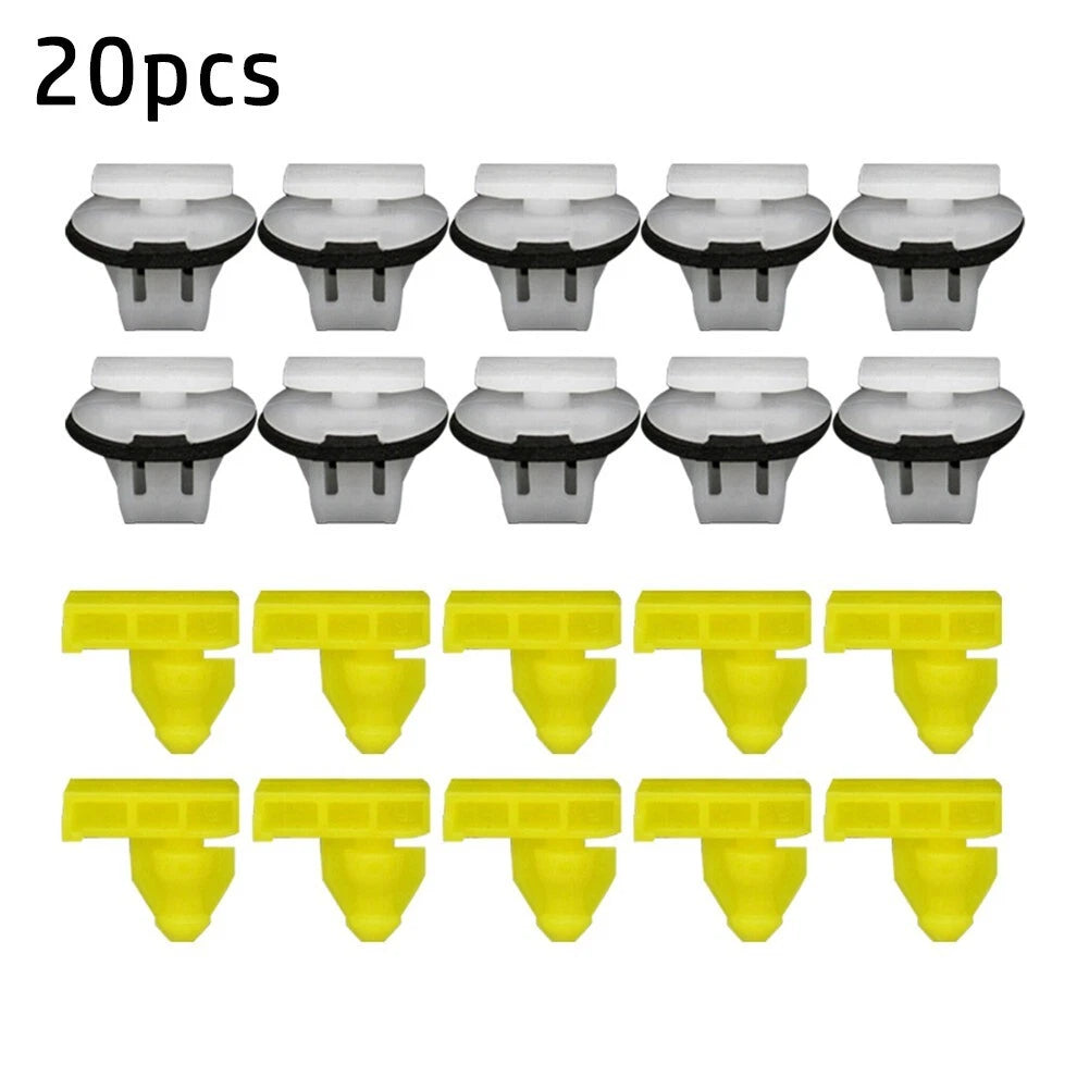 20pcs/set Plastic Moulding Clips for Nissan Juke (2010–2019)
