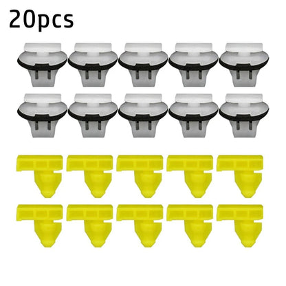 20pcs/set Plastic Moulding Clips for Nissan Juke (2010–2019)