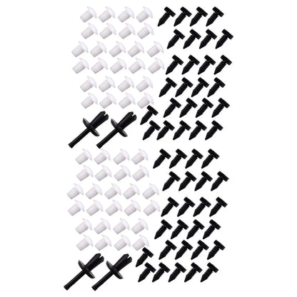104pcs Car Door Trim Fasteners Clips for Land Rover Defender