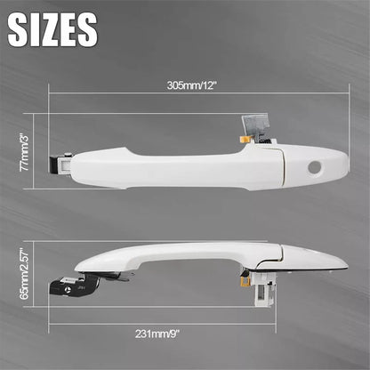 White Front Exterior Door Handle for Honda Civic (2006-2011)