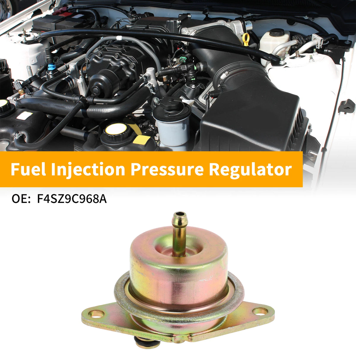 Fuel Pressure Regulator for Ford E F 150 250 350 (1994-1999) 1 x Pc