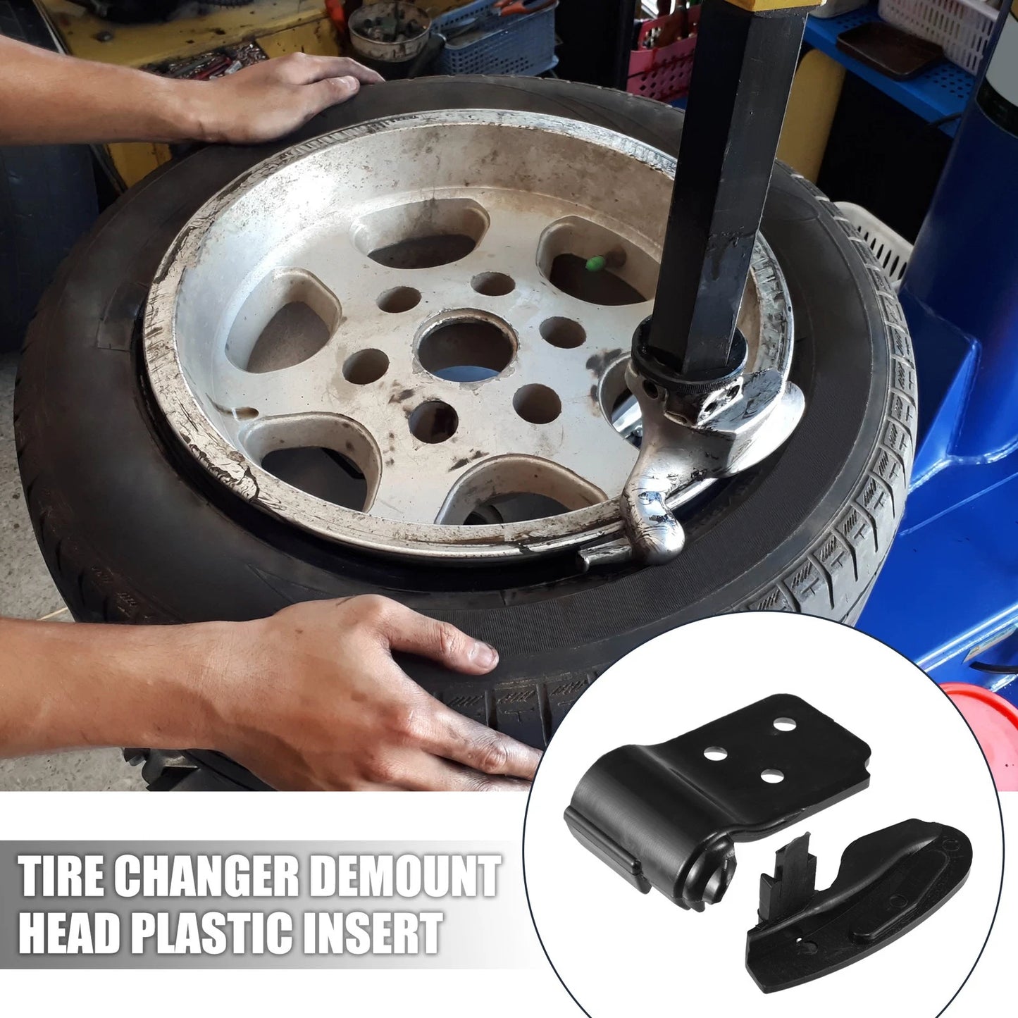 5 x Tire Demount Head Plastic Insert 2.68x0.90x1.26 for Motorcycle