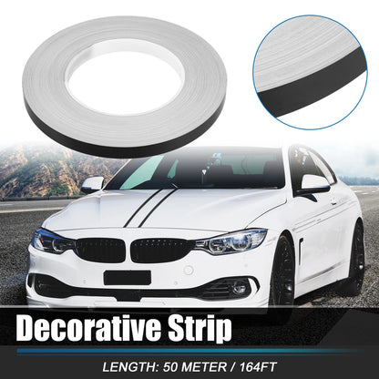 Decorative Strips 0.4" Width 164ft Waterproof Black for Car Motorcycle