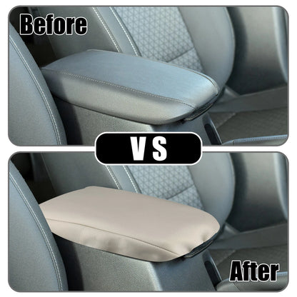 Center Console Armrest Cover for Ford Fusion (2013-2019) Neoprene Beige