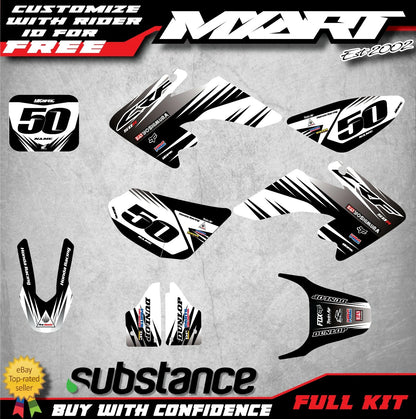 Custom Decal Kit for Honda CRF 50 (2004-2012) - Sharp Style Stickers Graphics