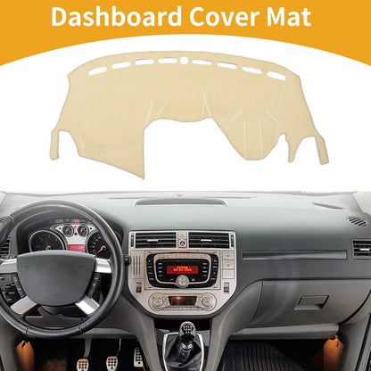Dashboard Cover Mat for Ford Kuga 2015-2020 - Beige 1 x Carpet Cover