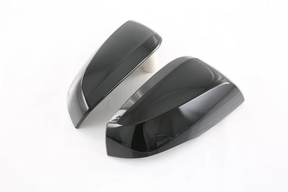 ABS Black Rearview Side Mirror Cover Trim for 2020-2023 Toyota Highlander (2020-2023)