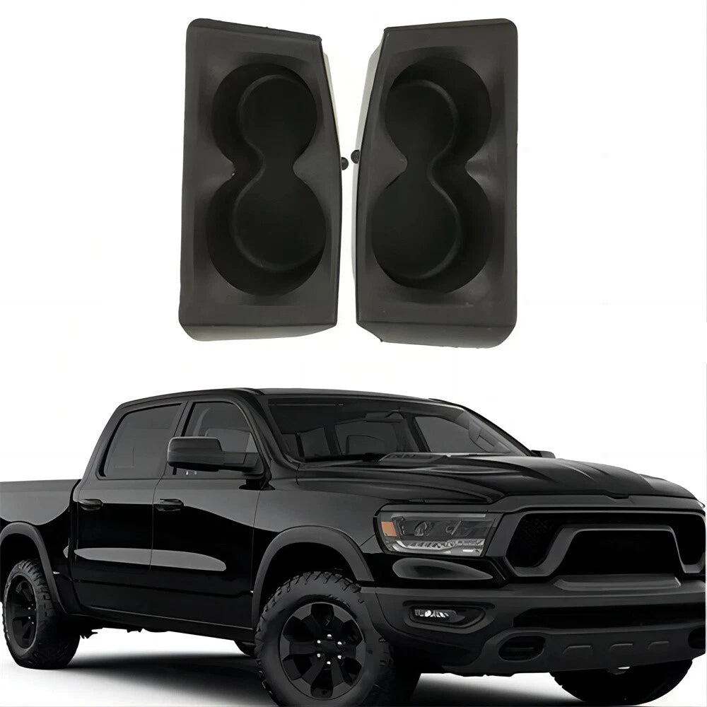 Black Car Cup Holders for RAM 1500 DT (2019-2021)