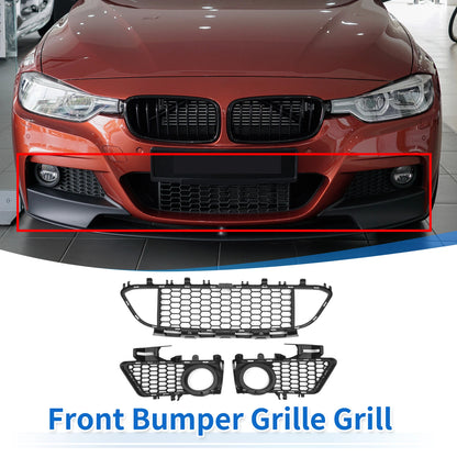 Front Lower Bumper Grille for BMW 320i 2013-2018 2.0L L4 (2013-2018)