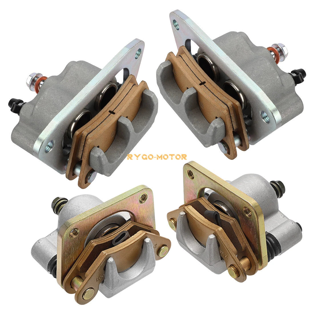 2 x Brake Calipers w Pads for Polaris RZR 800 RZR S 800 (2008–2014)