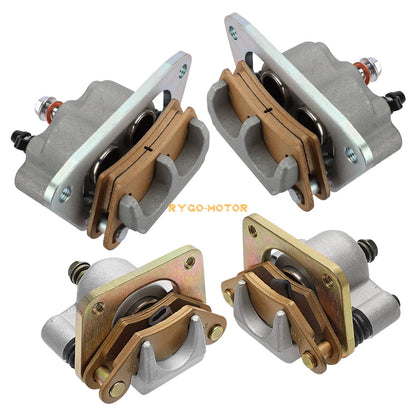 2 x Brake Calipers w Pads for Polaris RZR 800 RZR S 800 (2008–2014)