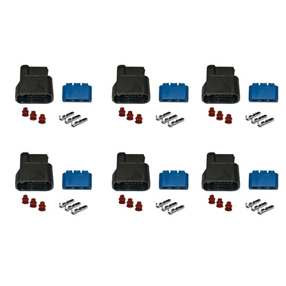 6x 3 Pin Ignition Coil Pack Connector Plug for Honda Accord, Civic (2001–2007)