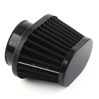 51mm 2 Inch Air Intake Filter Cleaner Pod for Universal Motorcycle Black