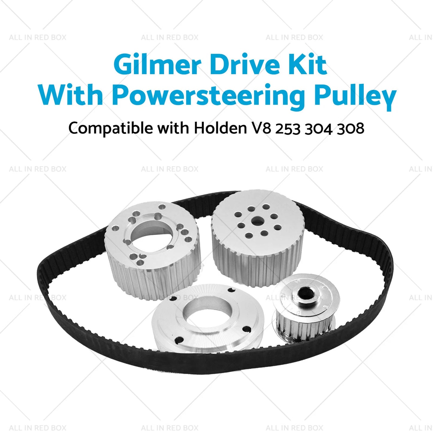 Gilmer Drive Kit for Holden 253 304 308 with Powersteering Pulley