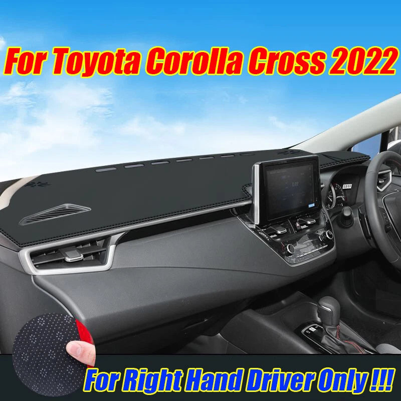 RHD Leather Dashboard Cover Dash Pad for Toyota Corolla Cross (2022–2022)