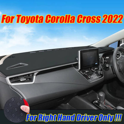 RHD Leather Dashboard Cover Dash Pad for Toyota Corolla Cross (2022–2022)