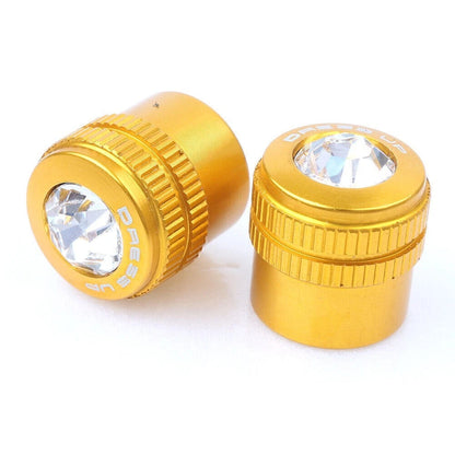 Gold Valve Stem Dust Caps for Car Wheel Tire Accessories