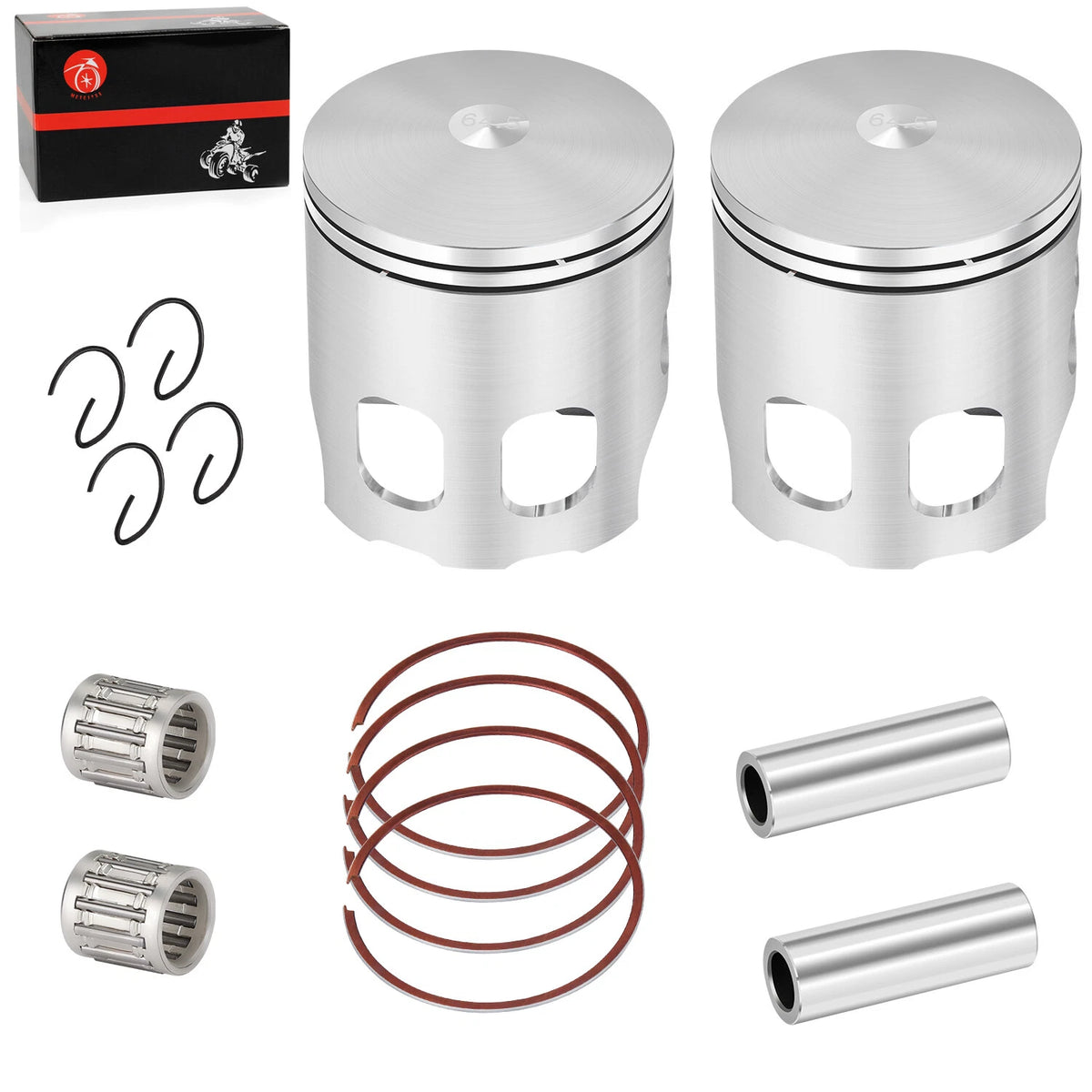 Forged Pro Lite Piston Rings 64.50mm for Yamaha Banshee YFZ350 (1987–2006)