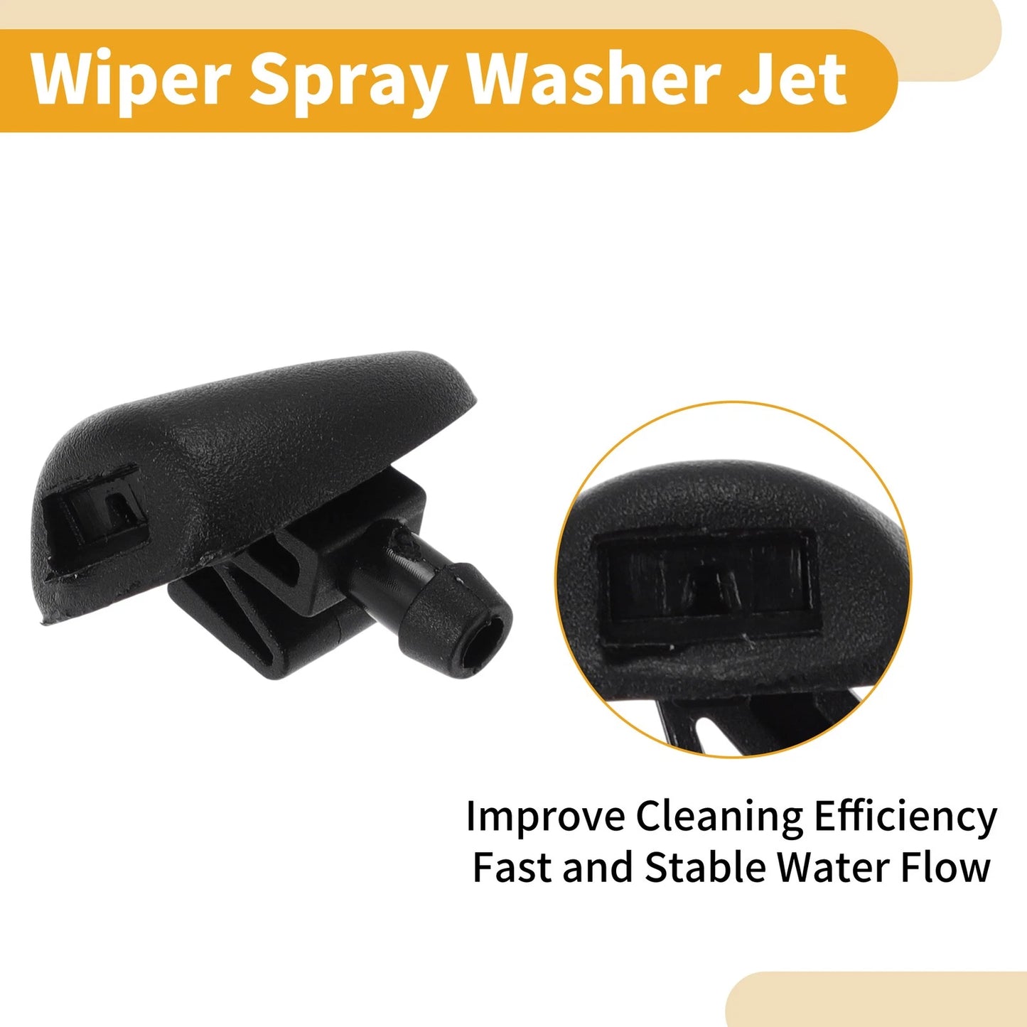 Front Windshield Washer Nozzles for Peugeot 206 (1998-2005)