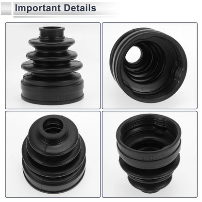 Inner CV Joint Boot Kit with Clamps for Subaru Ascent (2019-2024)