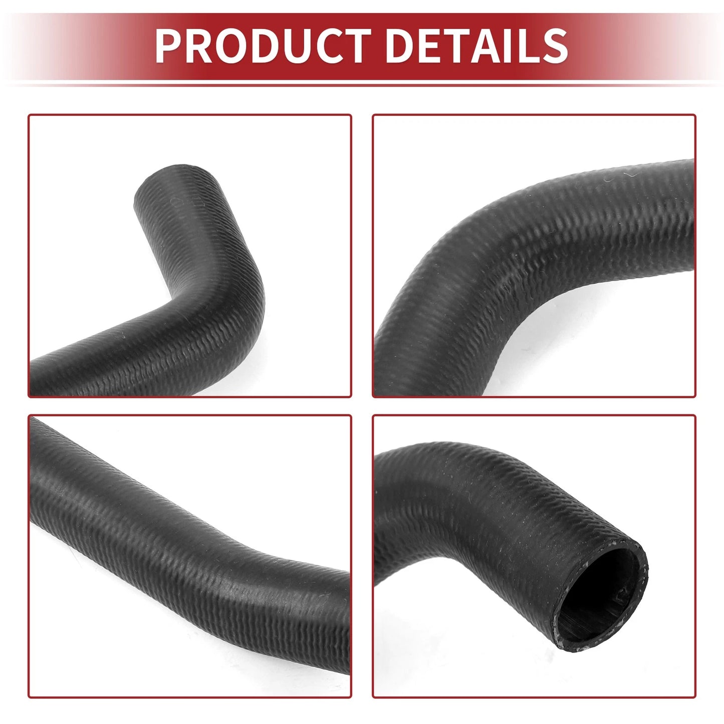 Radiator Hose 2.4L for Toyota Solara (2004-2008) Rubber Black