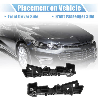 1x Front Bumper Mounting Support Bracket for Chevy Malibu (2016-2016)