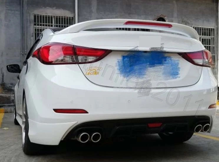 Factory Style Spoiler Wing ABS for 2011-2016 Hyundai Elantra 4DR Sedan (2011-2016)