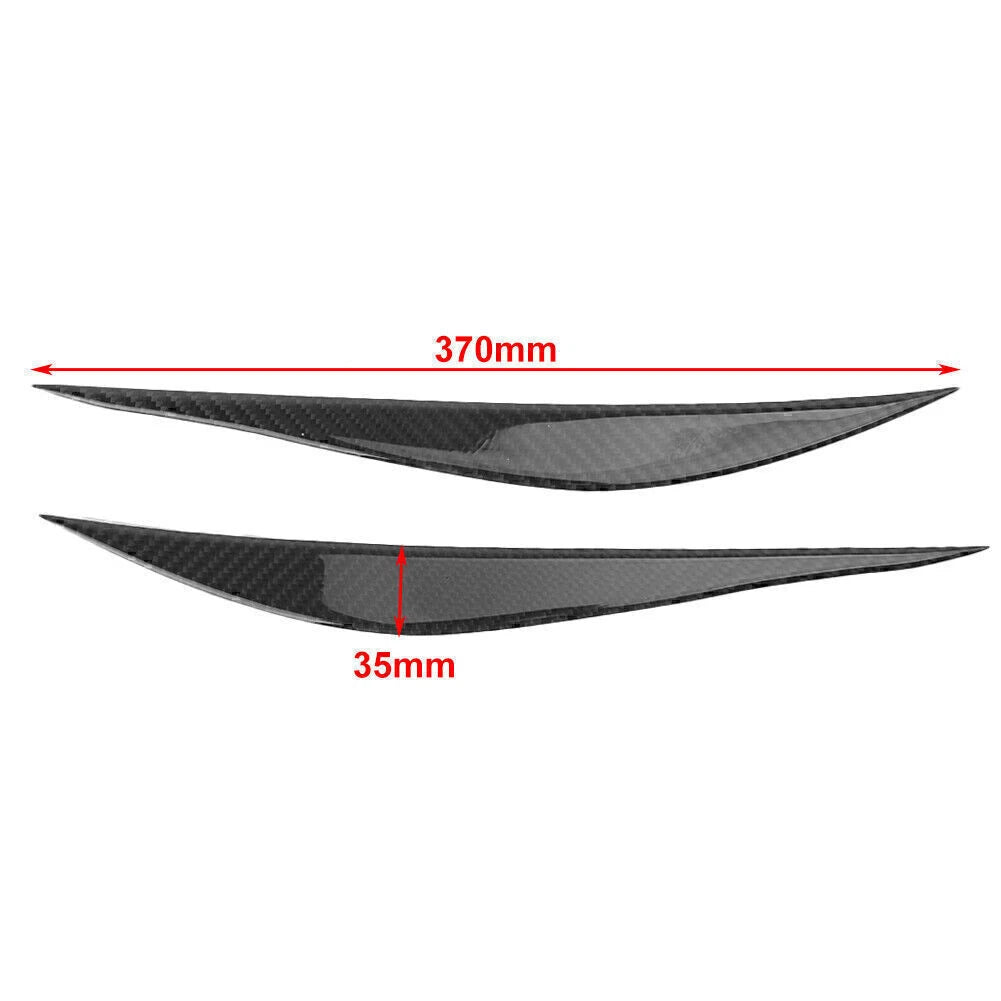 Carbon Fiber Headlight Eyebrow Covers for BMW 3 Series F30 (2013-2017)