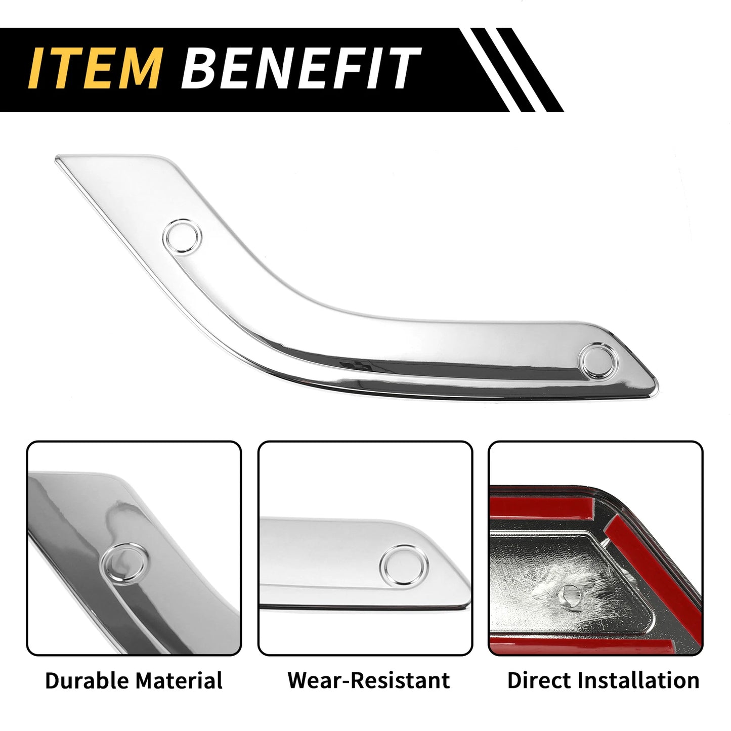 Door Handle Panel Bezel Cover Trims for Jeep Wrangler JK (2007-2018)