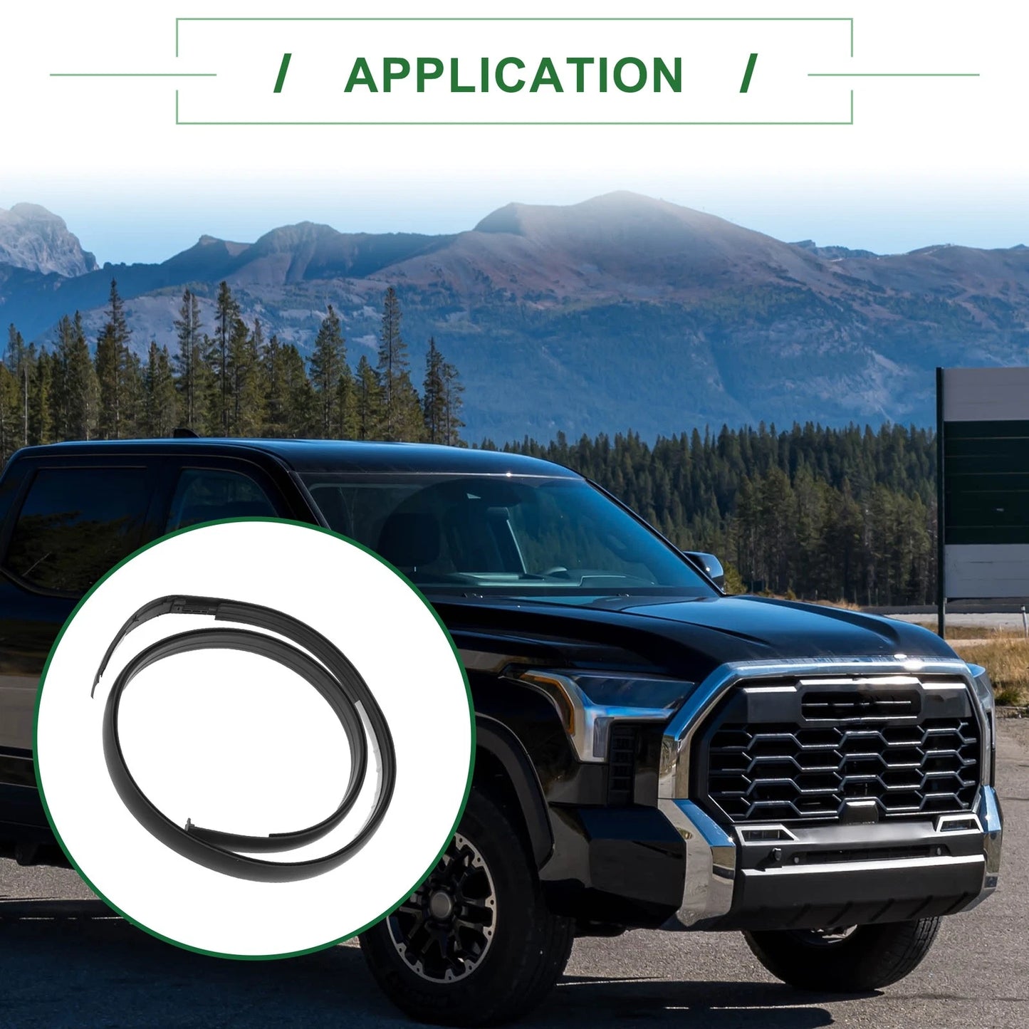 Roof Sealing Strip Sunroof Trim for Toyota Tacoma Double Cab (2005-2023)