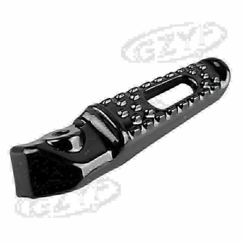 Rider Rear Foot Pegs Set for Honda CBR600RR (2003-2014) - Black Footrests