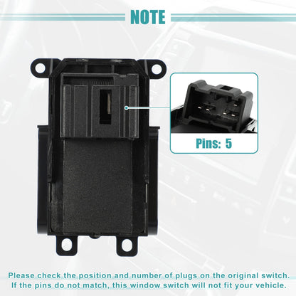 Passenger Side Power Window Switch for Honda CR-V 2.4L (2007-2009)