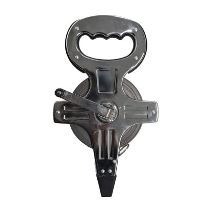 100m Stainless Steel Tape Measure Portable Retractable Ruler