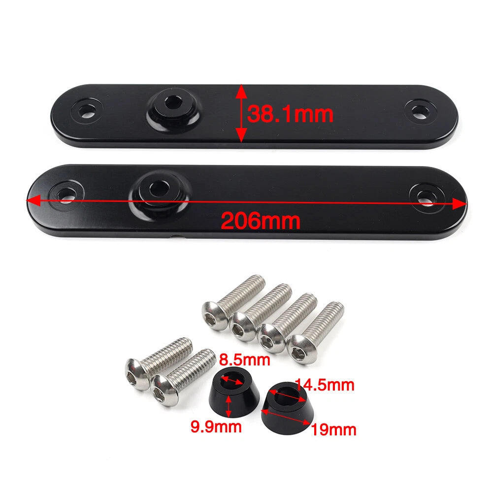 Front Turn Signal Relocation Mount for Harley Electra Glide, Street Glide, Road King