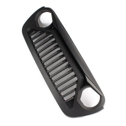 Front Upper Bumper Mesh Grille for Jeep Wrangler JL 2/4-Door (2018-2019)