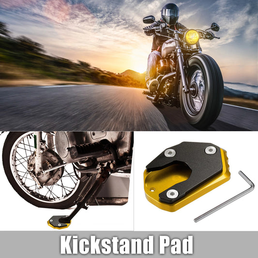 1 Set Motorcycle Kickstand Pad Replacer for Kawasaki Z900RS Gold (2018–2022)
