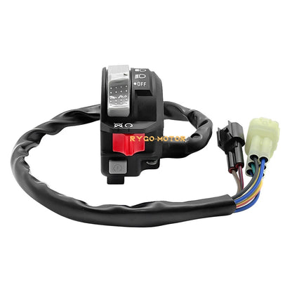 Handlebar Start Stop Switch w/Ignition Key Switch for Yamaha YFZ450 (2004–2005)