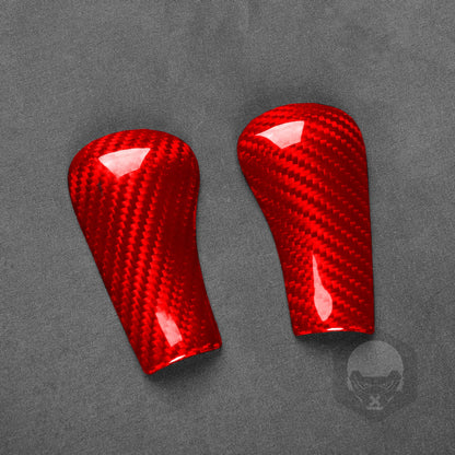 Red Gear Shift Knob Side Covers for NISSAN GTR R34 (1999-2002) 2 x