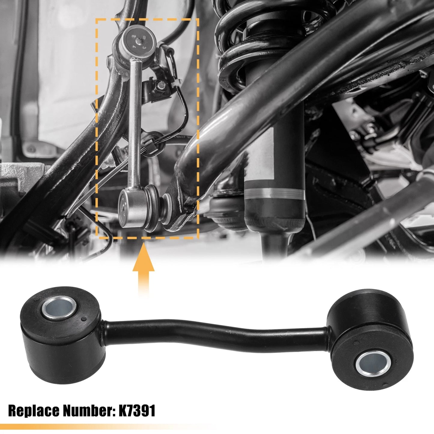 Front Stabilizer Sway Bar End Links for Jeep Liberty (2002-2007)