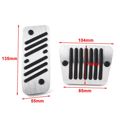 Gas Fuel Brake Pedal Cover for Jeep Cherokee (KL) 2014-2019 Aluminum