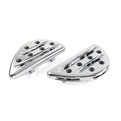 Chrome Rear Passenger Floorboard Foot Pegs for Harley Touring (1993-2023)