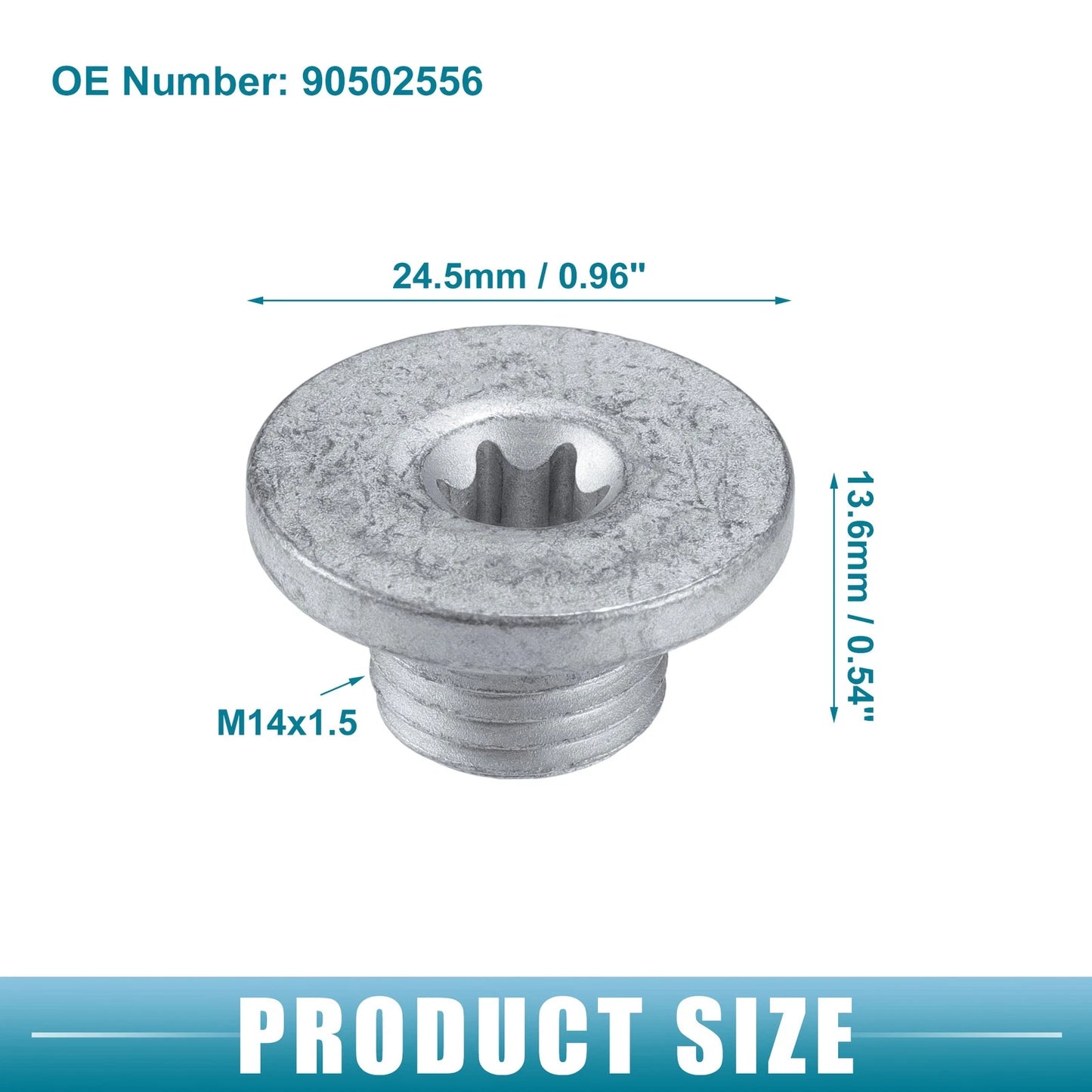 10x Oil Drain Plug for Chevrolet Astra (2000-2008) Metal