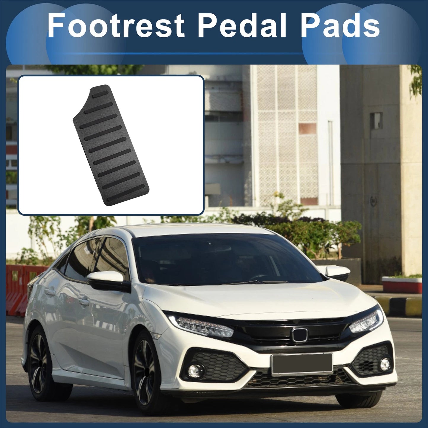 Footrest Pedal Pad Cover for Honda Civic